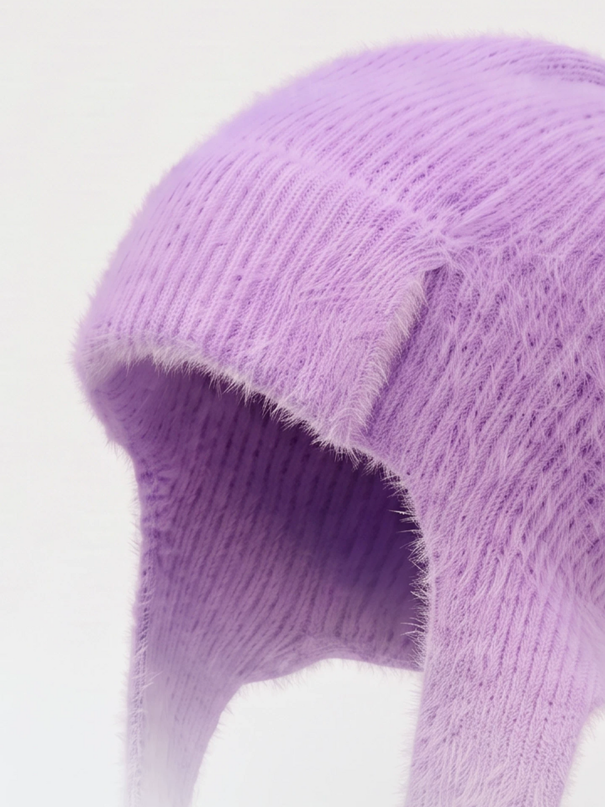 Fuzzy Long Earflap Knit Beanie – Unisex | GAINAX