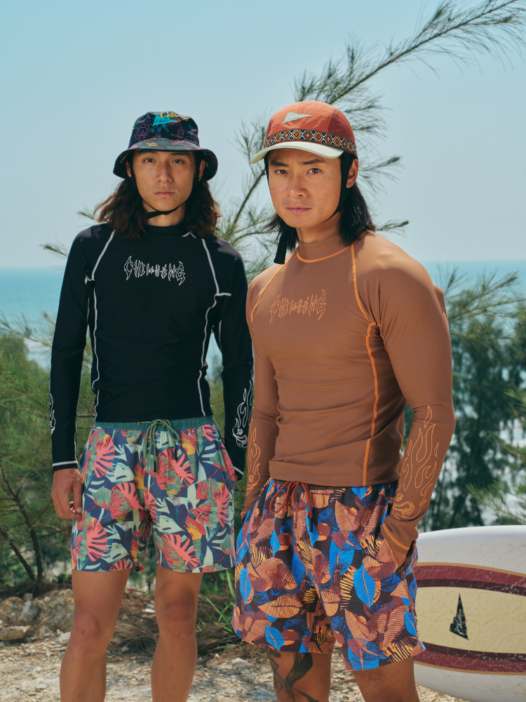 UPF50+ Stretch Flame Rash Guard – Men's | ChillHang