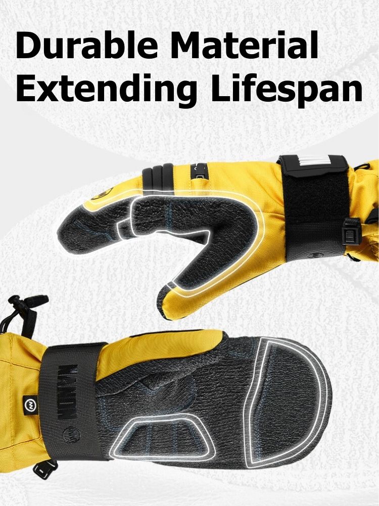 WristGuard Pro Kevlar Snow Mittens – Unisex | NANEND