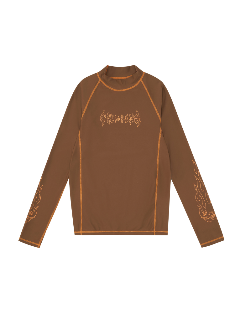 UPF50+ Stretch Flame Rash Guard – Men's | ChillHang