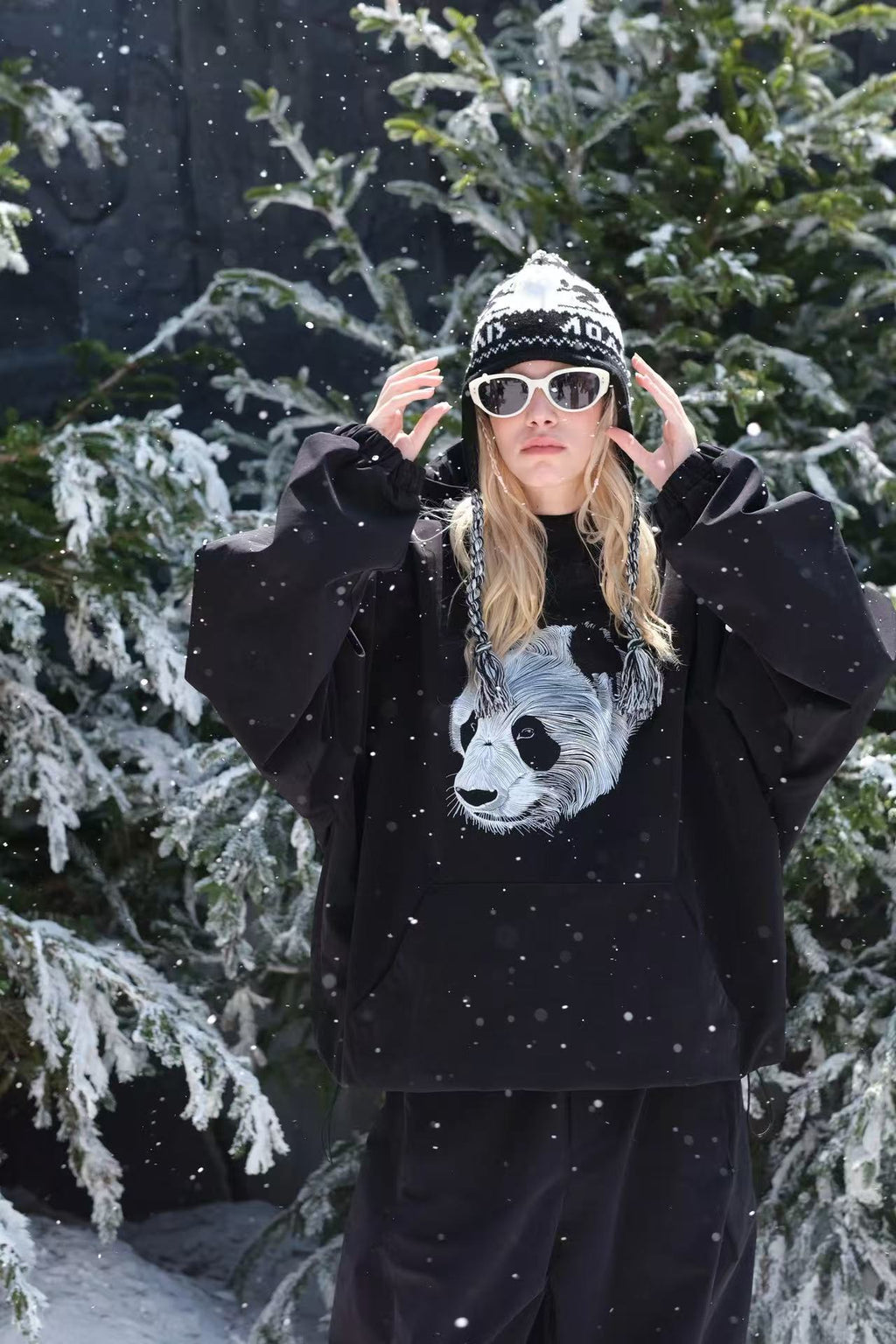 3L Animal Graphic Baggy Snow Anorak – Unisex | Hellystudio