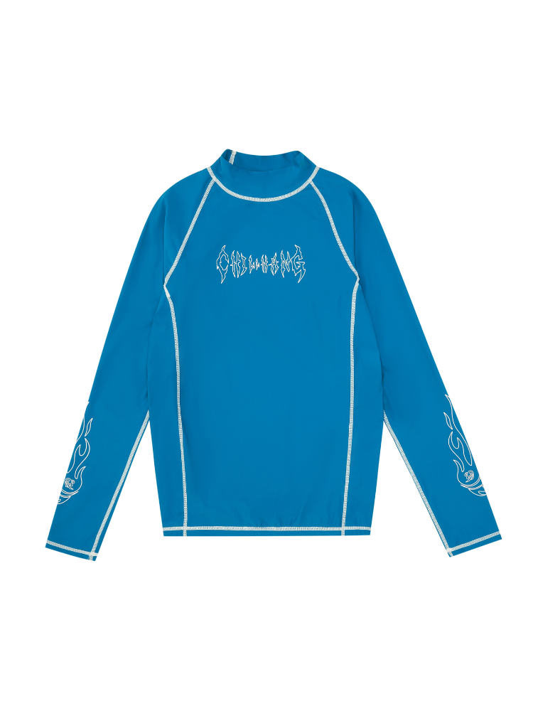 UPF50+ Stretch Flame Rash Guard – Men's | ChillHang