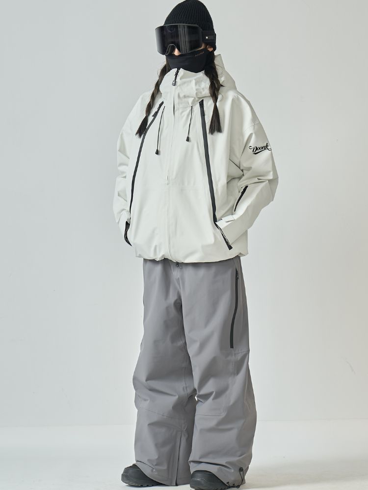 EP Series 3L Shell Baggy Ski Jacket – Unisex | Doorek