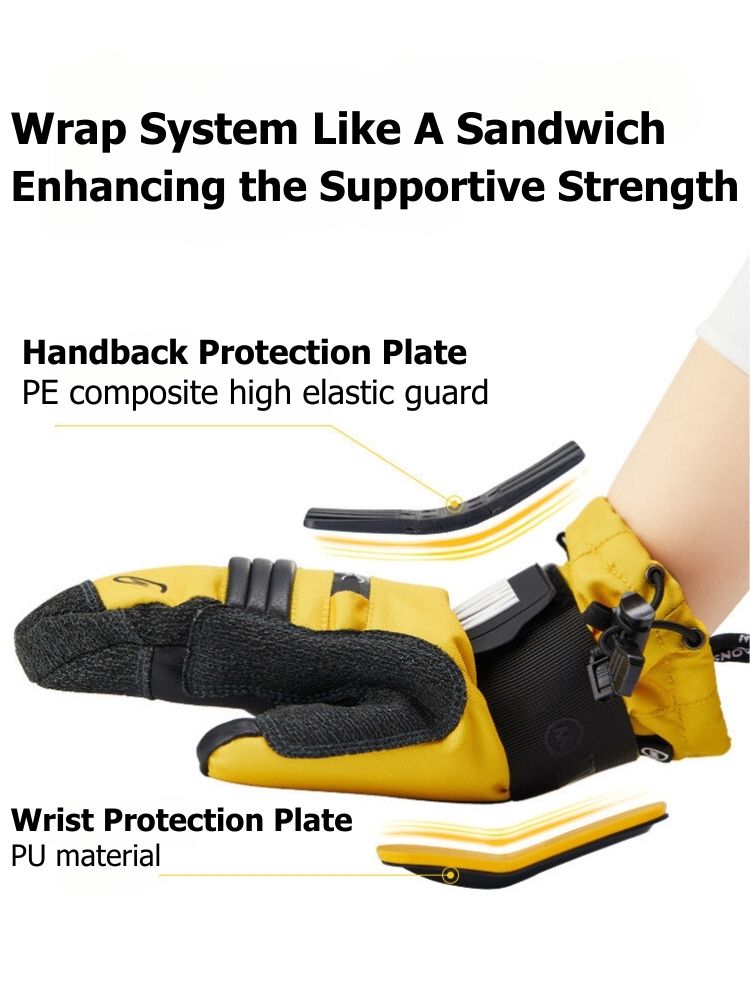 WristGuard Pro Kevlar Snow Mittens – Unisex | NANEND