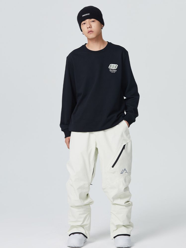 Diagonal Zipper Snow Pants - Men's | Searipe