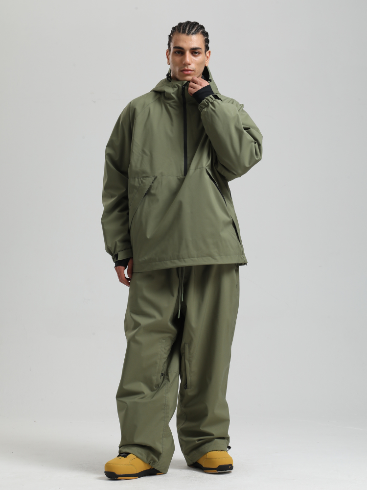 Minimalist Insulated Snow Anorak - Men's | Gsou Snow