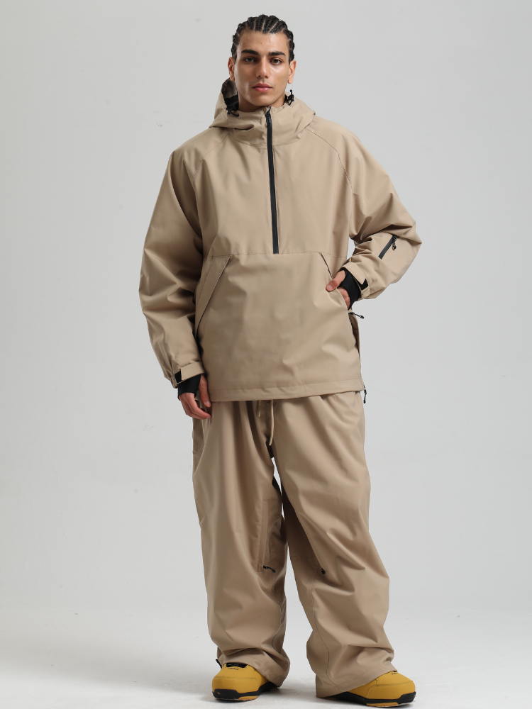 Minimalist Insulated Snow Anorak - Men's | Gsou Snow