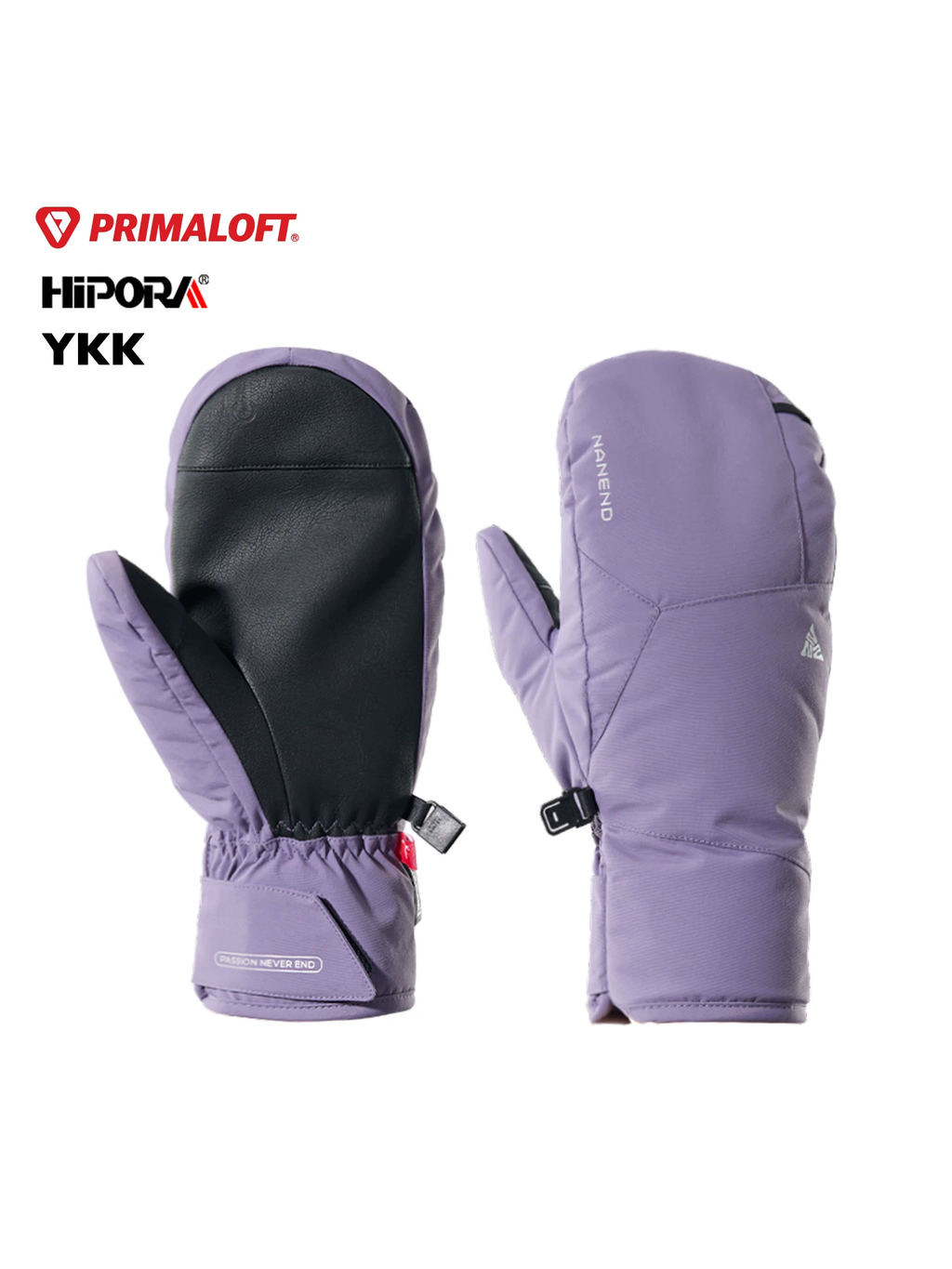 PrimaLoft Gold Hybrid Finger Ski Mittens – Unisex | NANEND