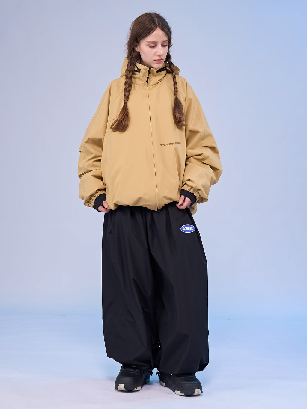 3L Stowable Hood Baggy Snow Jacket – Unisex | Doorek