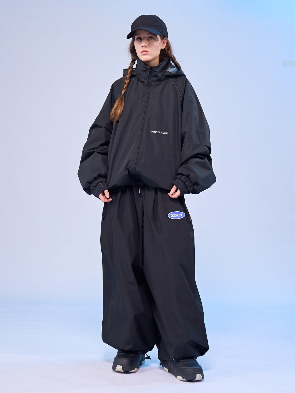 3L Stowable Hood Baggy Snow Jacket – Unisex | Doorek