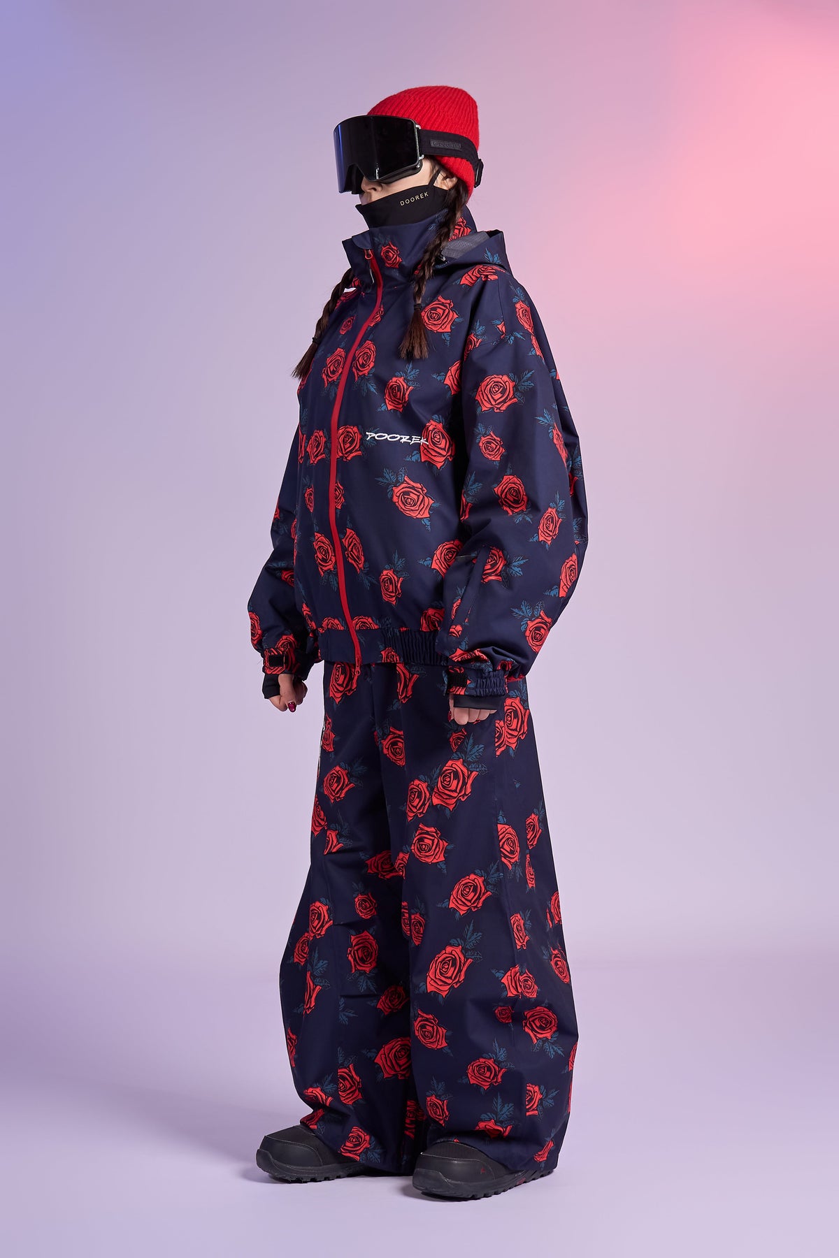 20K Waterproof Rose Camo Snowboard Pants – Unisex | Doorek