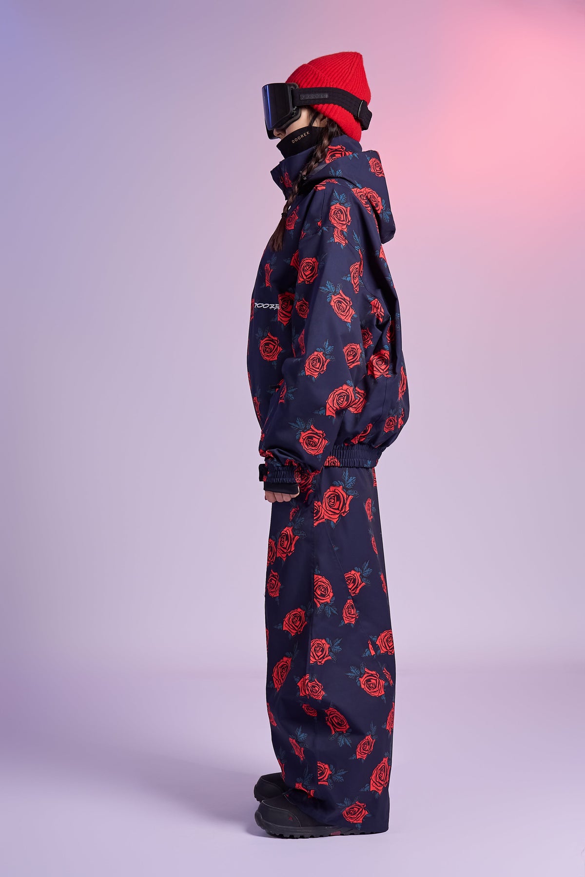 20K Waterproof Rose Camo Snowboard Jacket – Unisex | Doorek