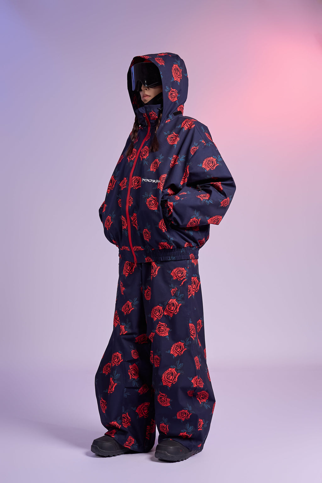 20K Waterproof Rose Camo Snowboard Jacket – Unisex | Doorek