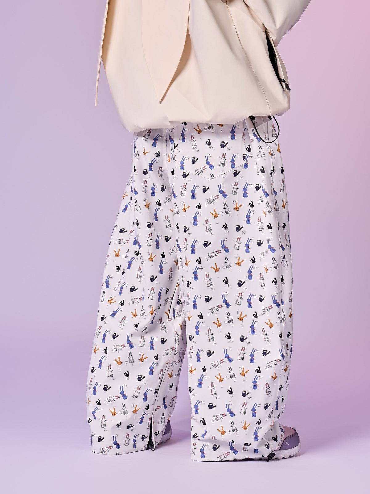 20K Waterproof Insulated Rabbit Print Snowboard Pants – Unisex | Doorek