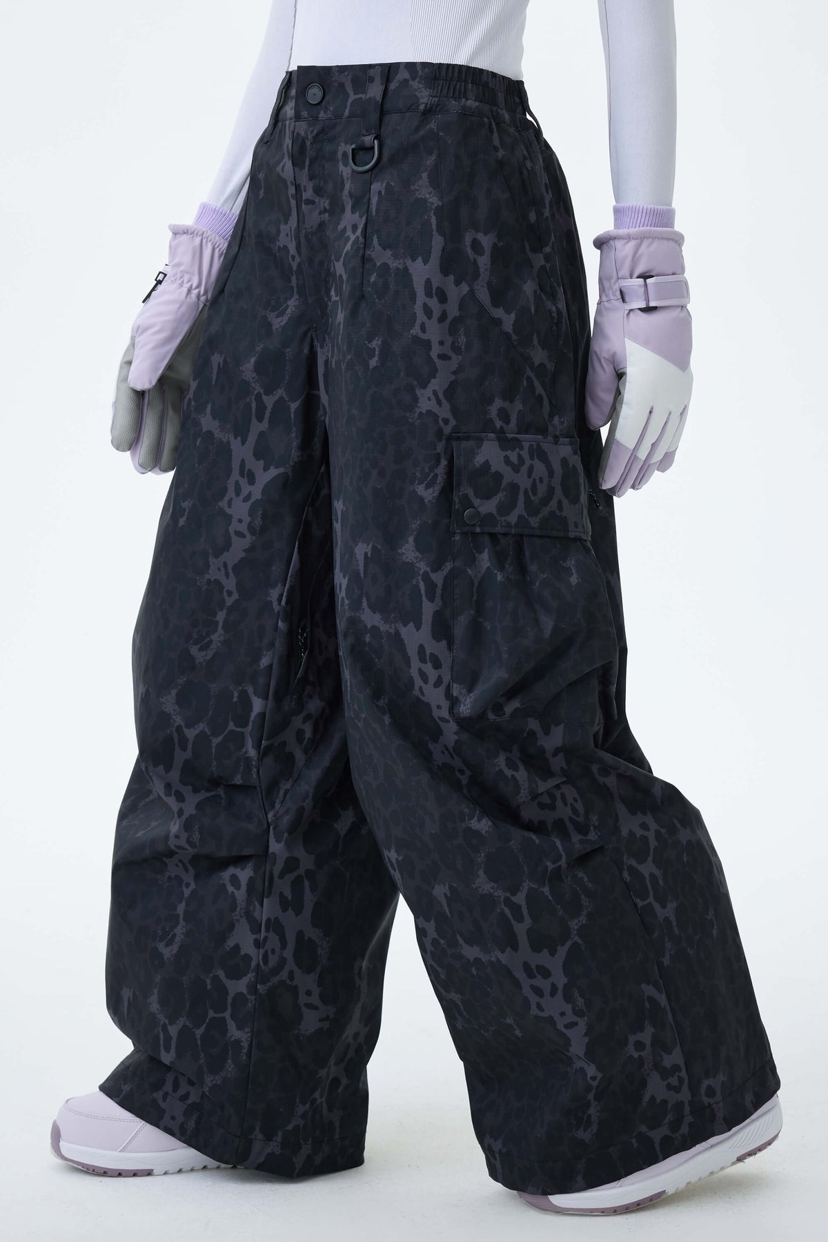 20K Baggy Loose Fit Cargo Snowboard Pants - Unisex | Gsou Snow