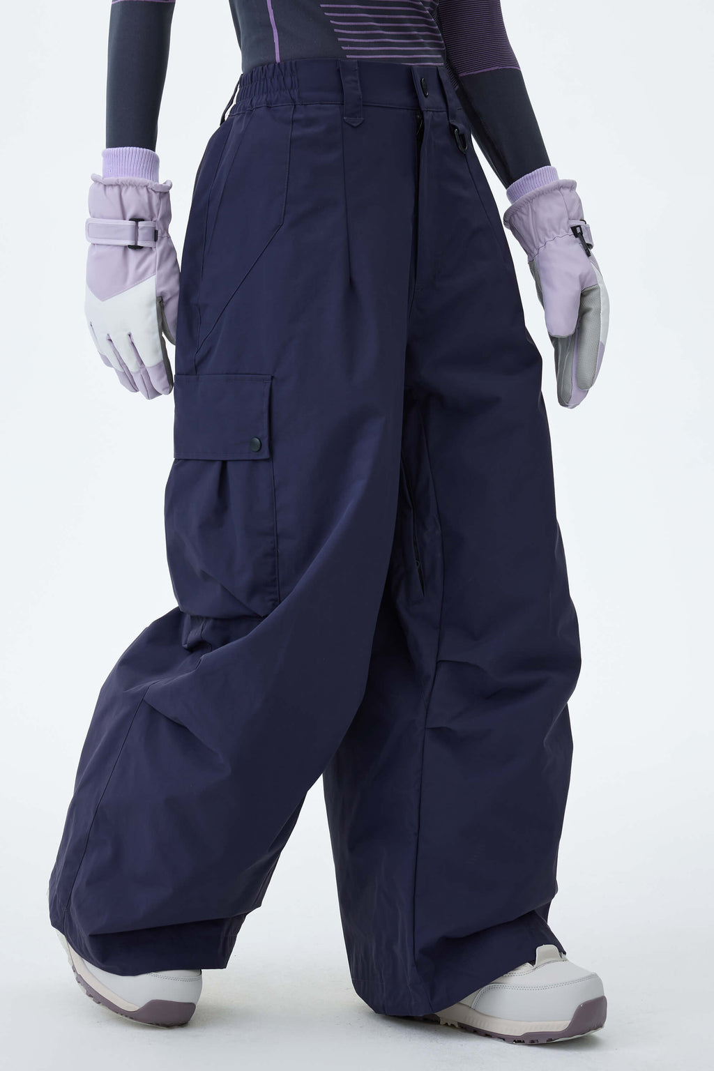 20K Baggy Loose Fit Cargo Snowboard Pants - Unisex | Gsou Snow