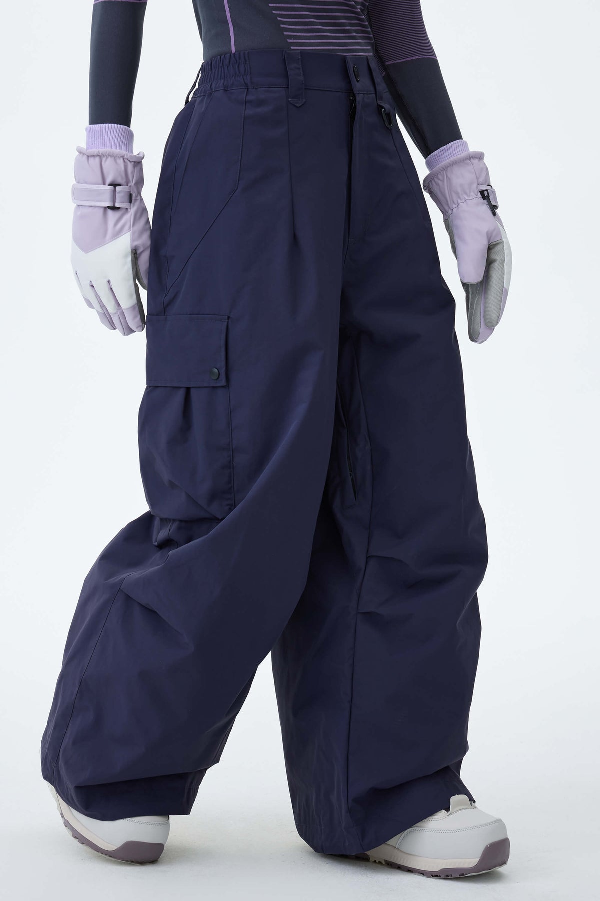 20K Baggy Loose Fit Cargo Snowboard Pants - Unisex | Gsou Snow