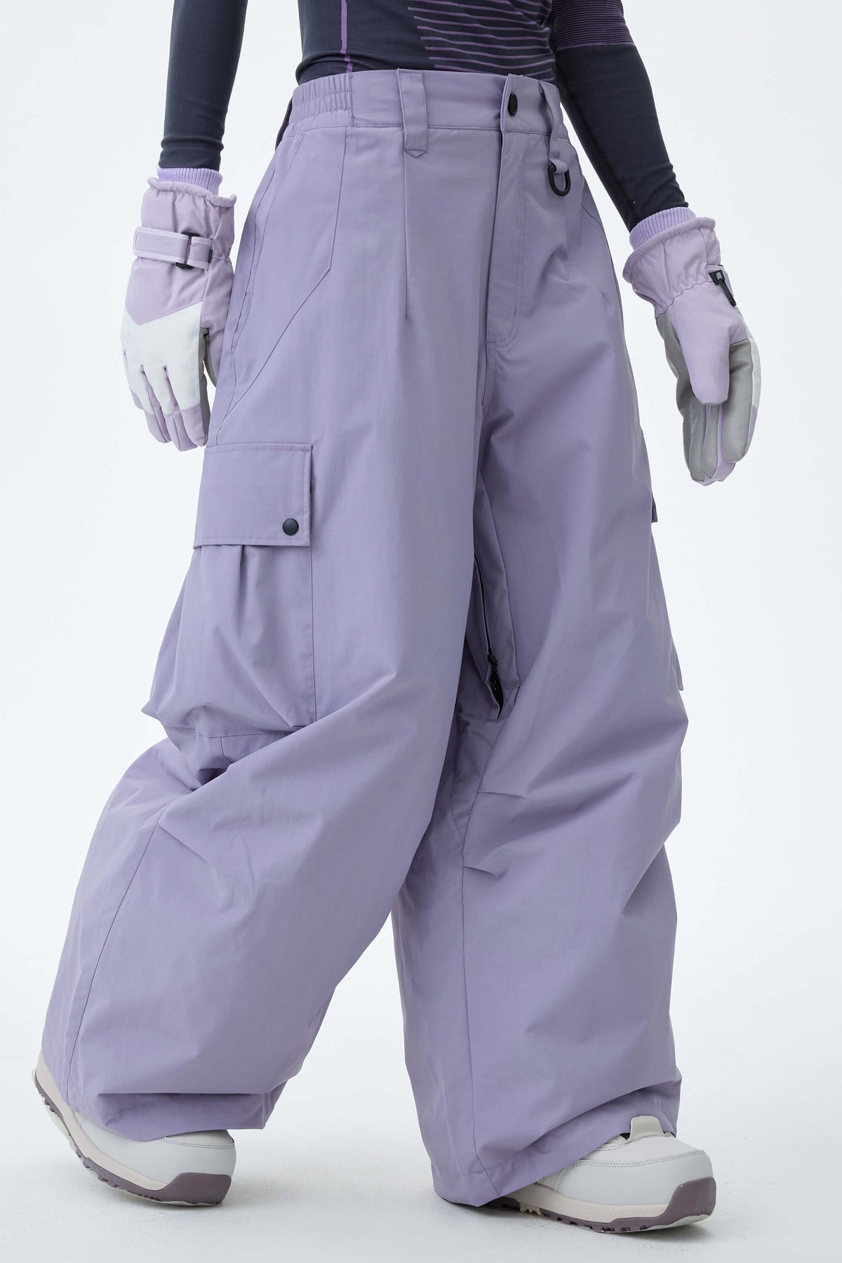 20K Baggy Loose Fit Cargo Snowboard Pants - Unisex | Gsou Snow