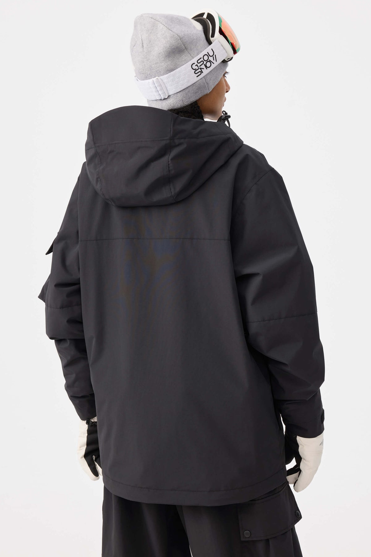 Techwear Half-Zip Insulated Anorak Snow Jacket – Unisex | Gsou Snow