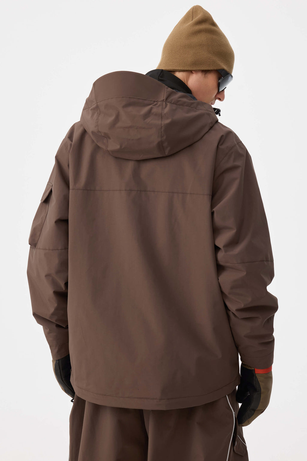 Techwear Half-Zip Insulated Anorak Snow Jacket – Unisex | Gsou Snow