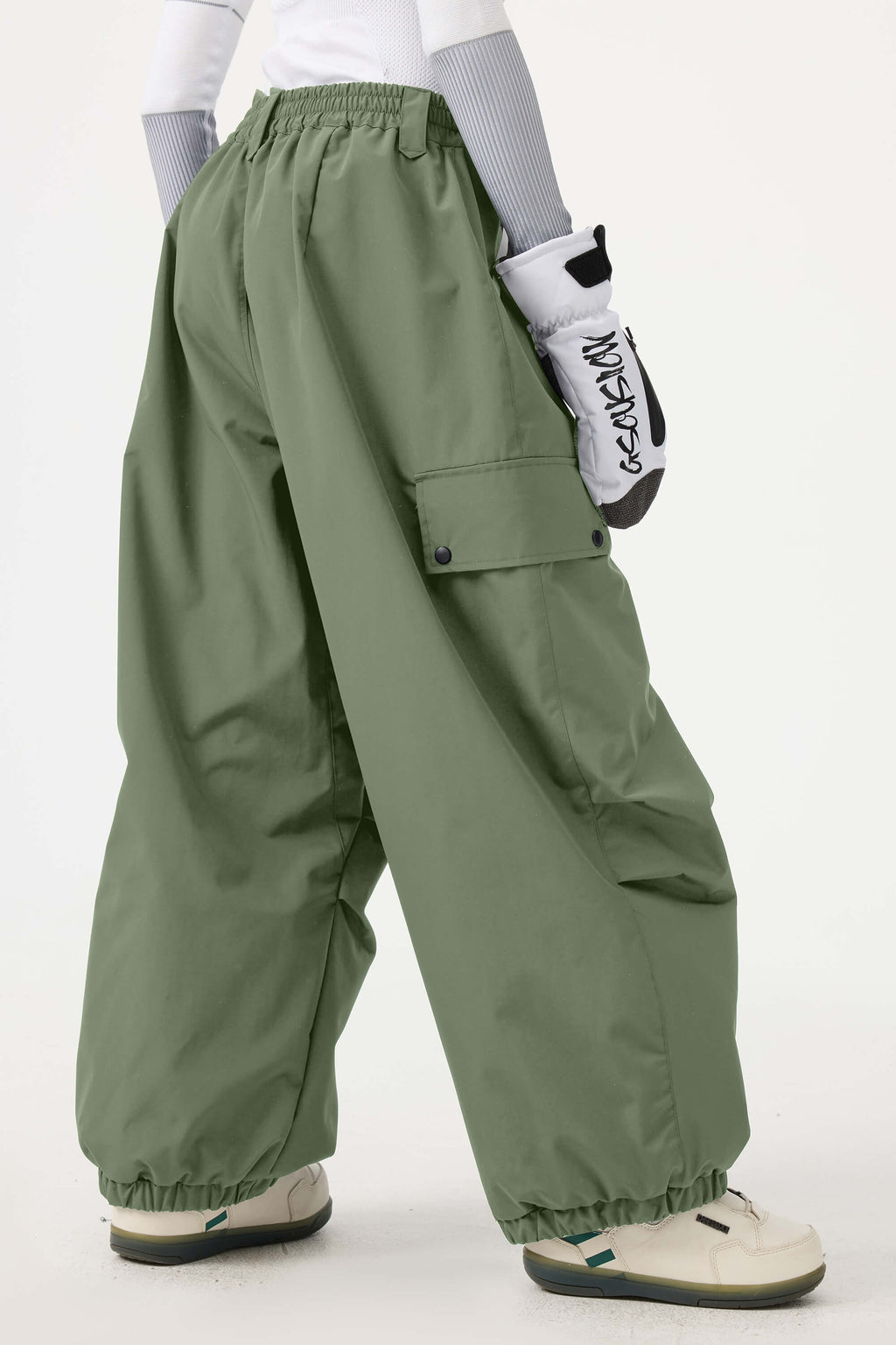 Baggy Wear-resistant Waterproof Snow Pants - Unisex | Gsou Snow