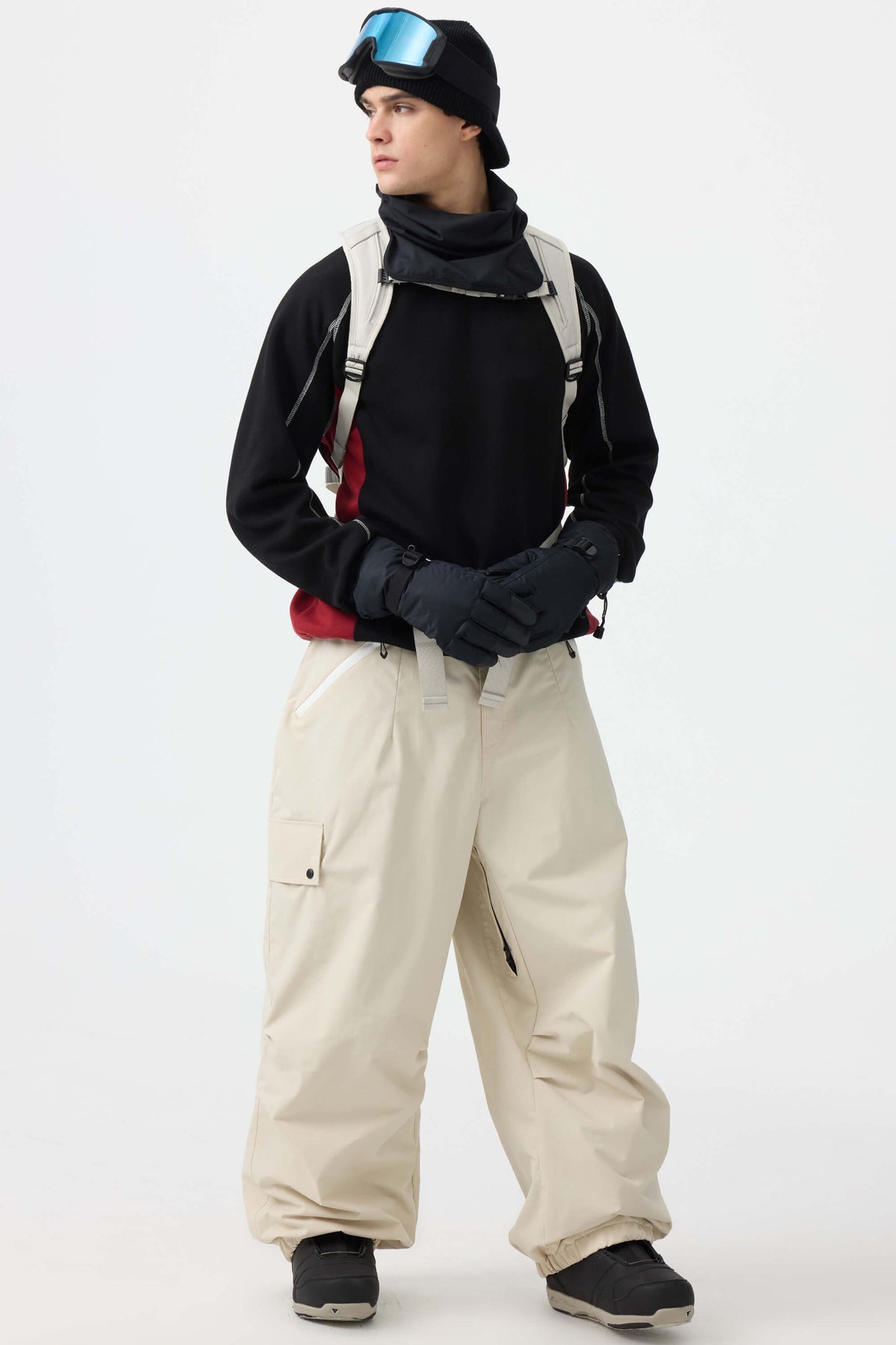 Baggy Wear-resistant Waterproof Snow Pants - Unisex | Gsou Snow