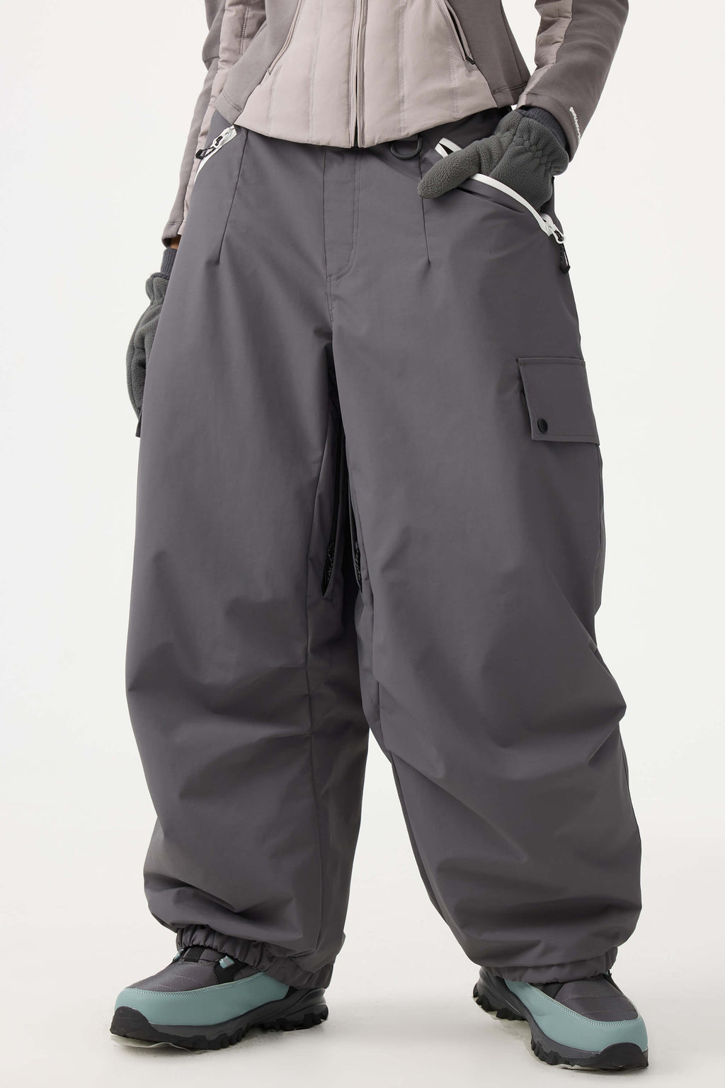 Baggy Wear-resistant Waterproof Snow Pants - Unisex | Gsou Snow