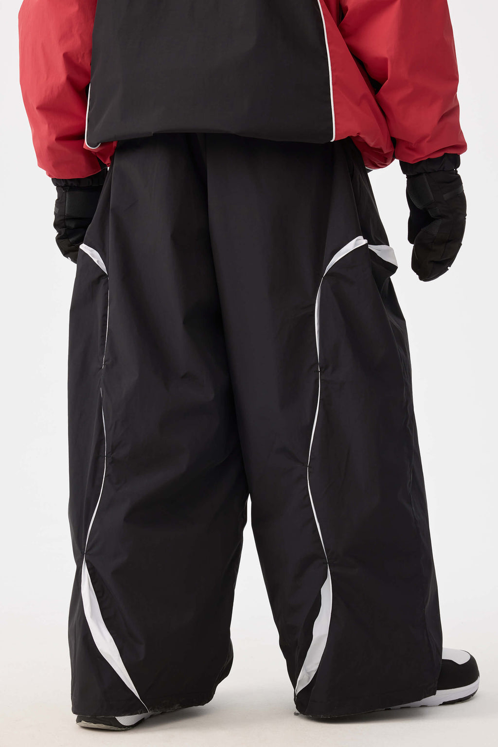 Retro Urban Paneled Construction Baggy Snow Pants – Unisex | Gsou Snow