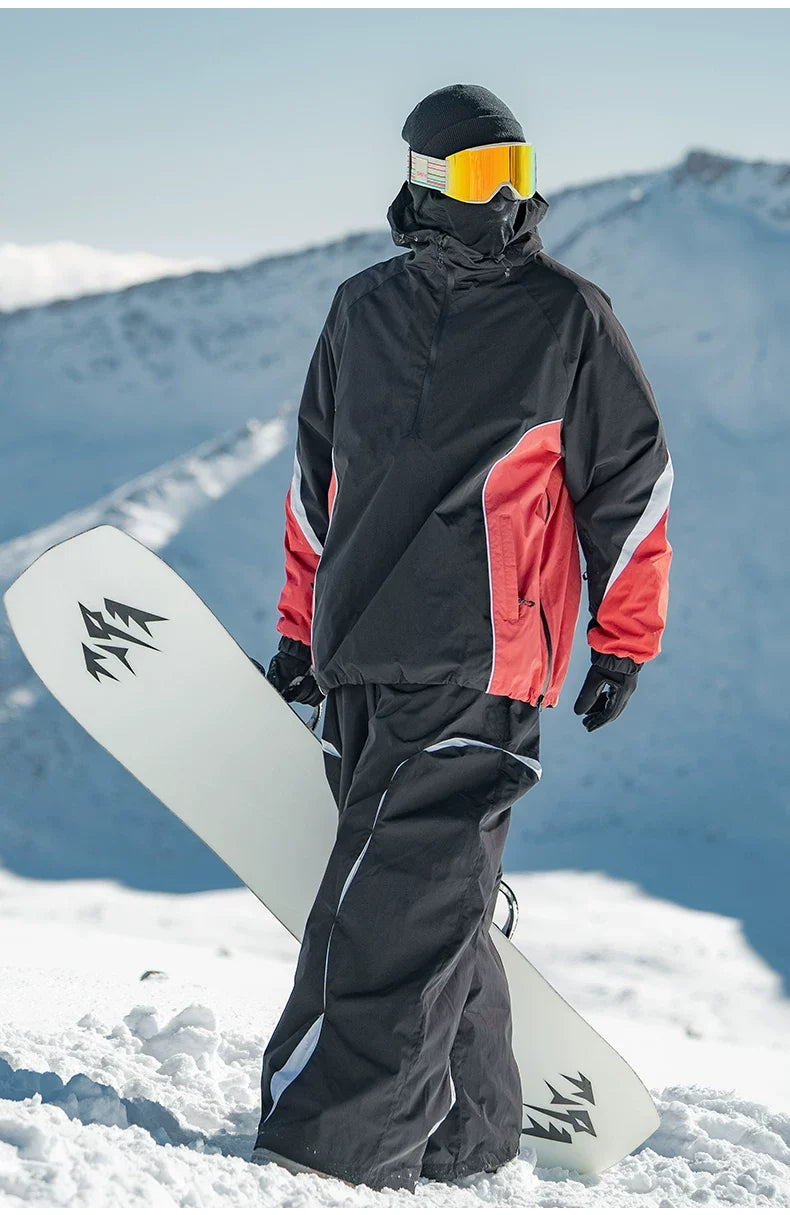 Retro Urban Colorblock Anorak Snow Jacket – Unisex | Gsou Snow