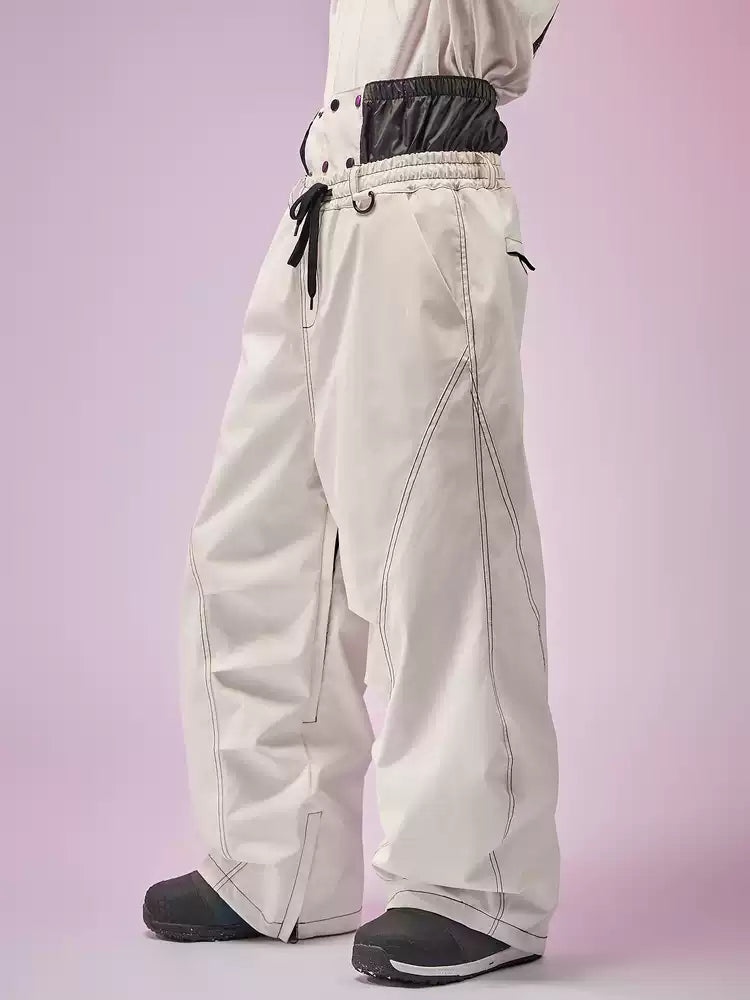 Heat-Layer Tech Cargo  Curved Baggy Ski Pants – Unisex | Doorek