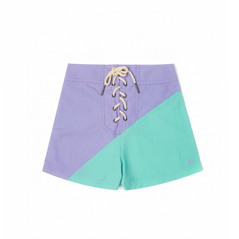 [Clearance] Quick-Dry Colorblock Lace-Up Surf Shorts – Women’s | MOUNTAINFEVER