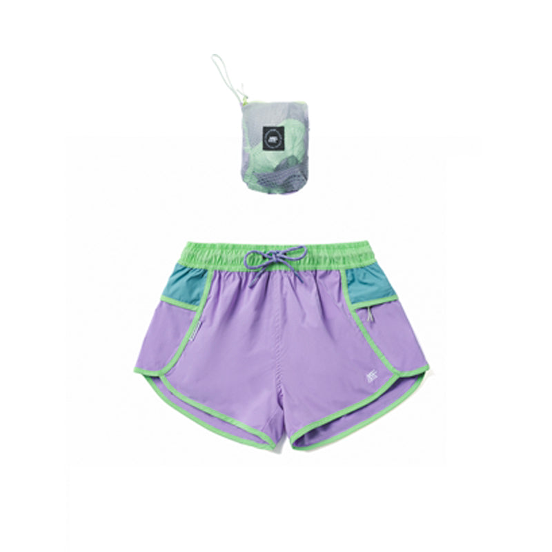 [Clearance] Quick-Dry Color-Block Packable Surf Shorts – Women's | MOUNTAINFEVER