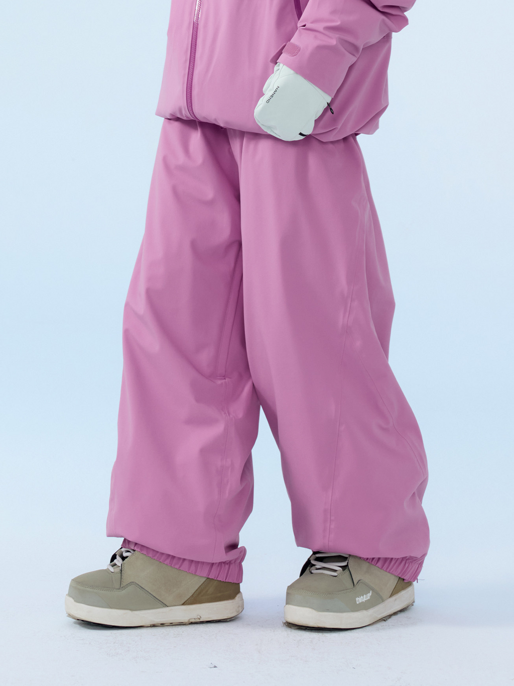 3L Mirage Fleece-Lined Baggy Ski Pants – Unisex | NANEND