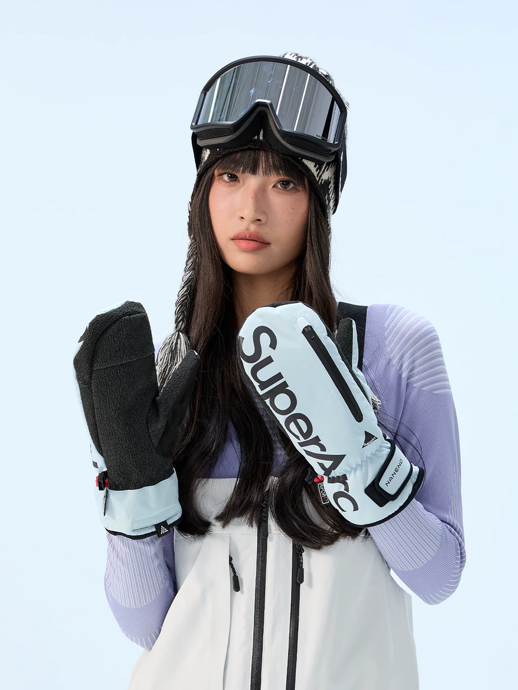 3L PrimaLoft Protective Snowboard Mittens – Unisex | NANEND