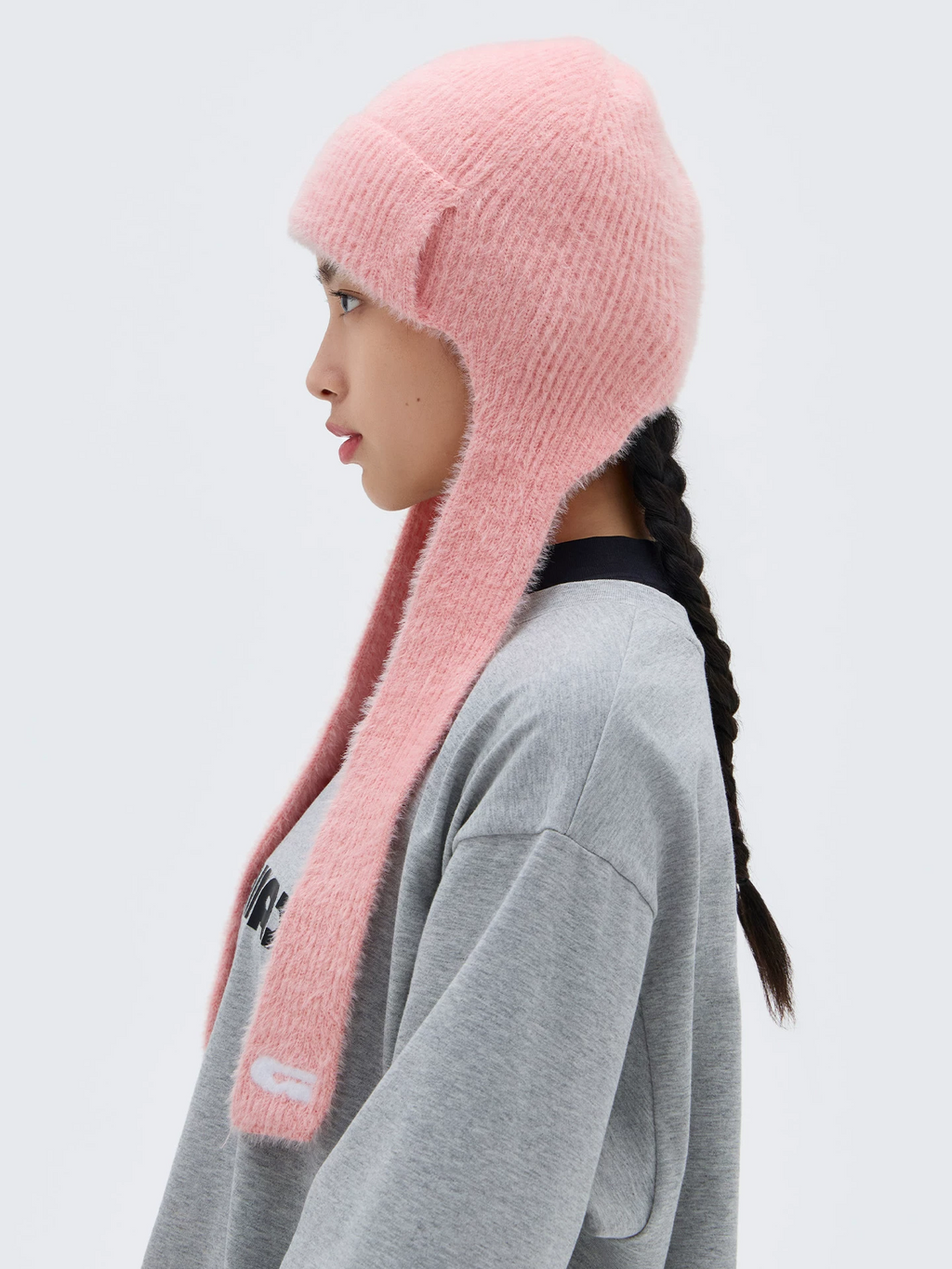 Fuzzy Long Earflap Knit Beanie – Unisex | GAINAX