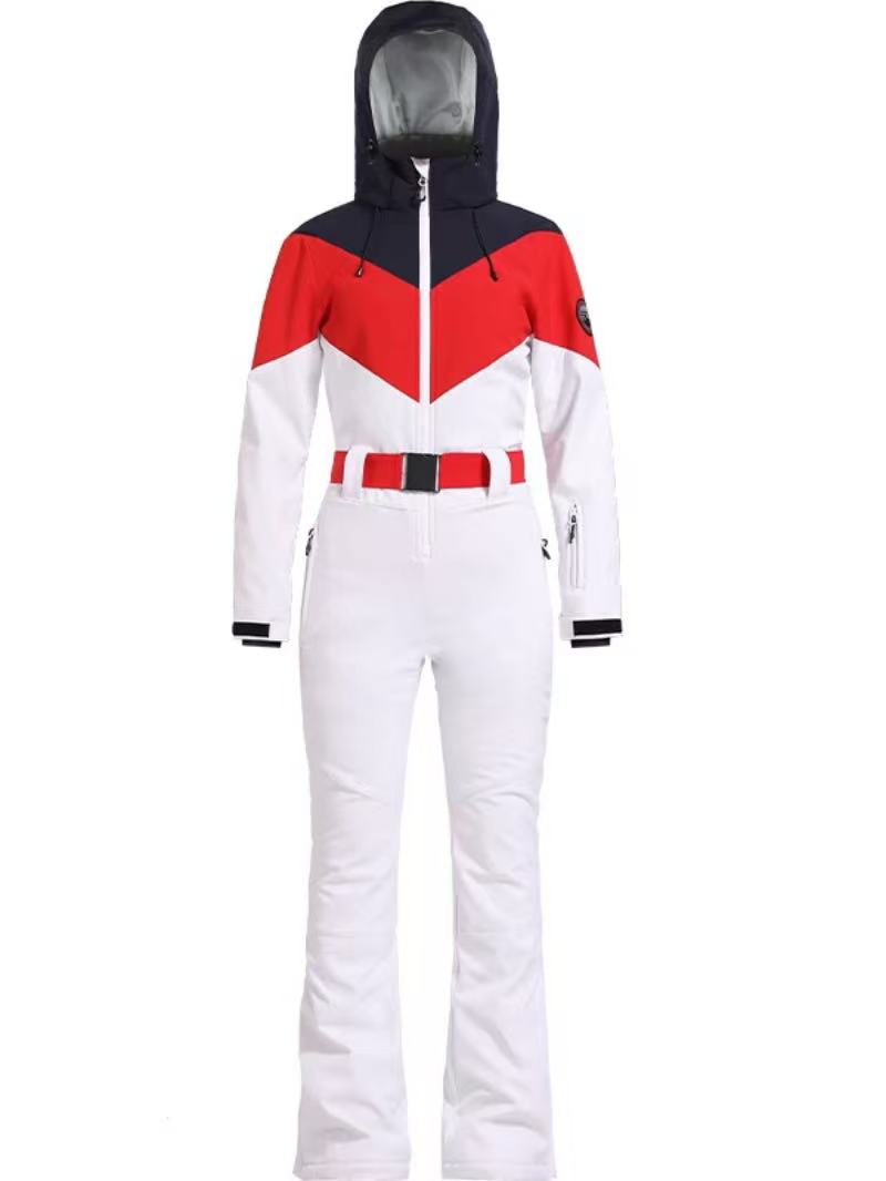 Vintage Color-Block Ski Suit - Women's | Gsou Snow