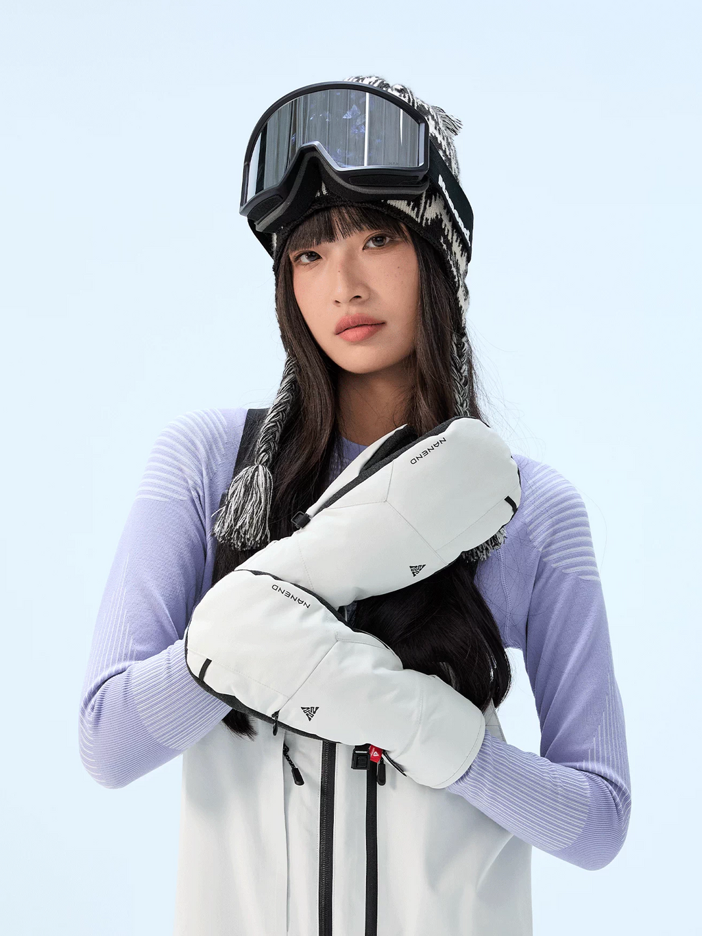 PrimaLoft Gold Hybrid Finger Ski Mittens – Unisex | NANEND