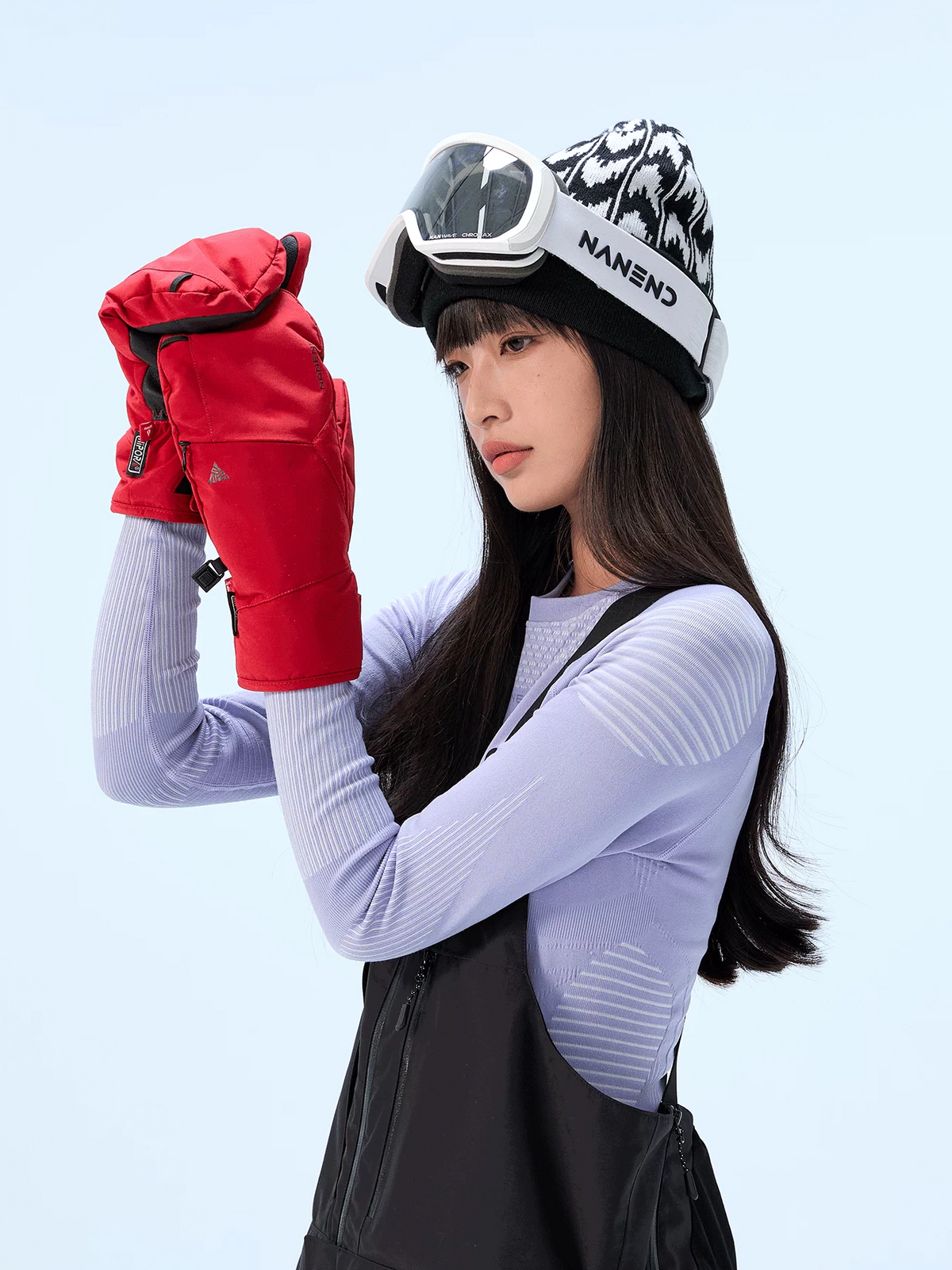 PrimaLoft Gold Hybrid Finger Ski Mittens – Unisex | NANEND