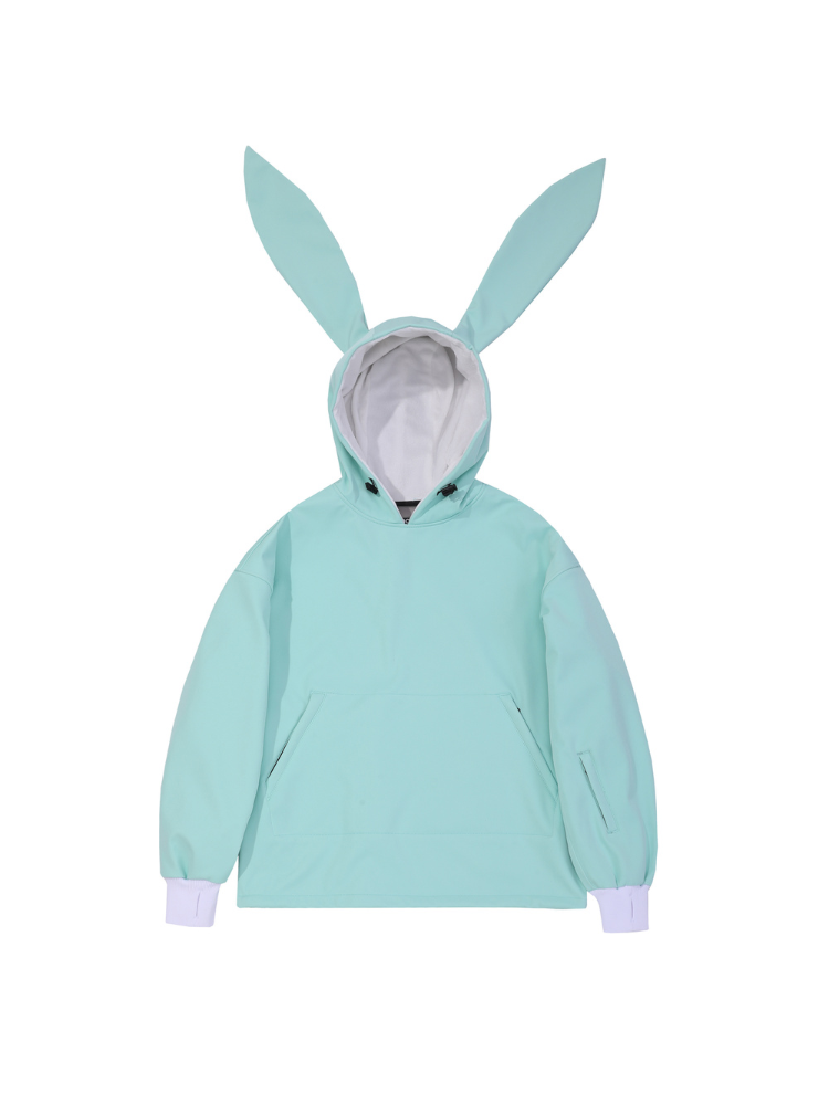 Iconic Rabbit Waterproof Fleece Hoodie – Unisex | Doorek