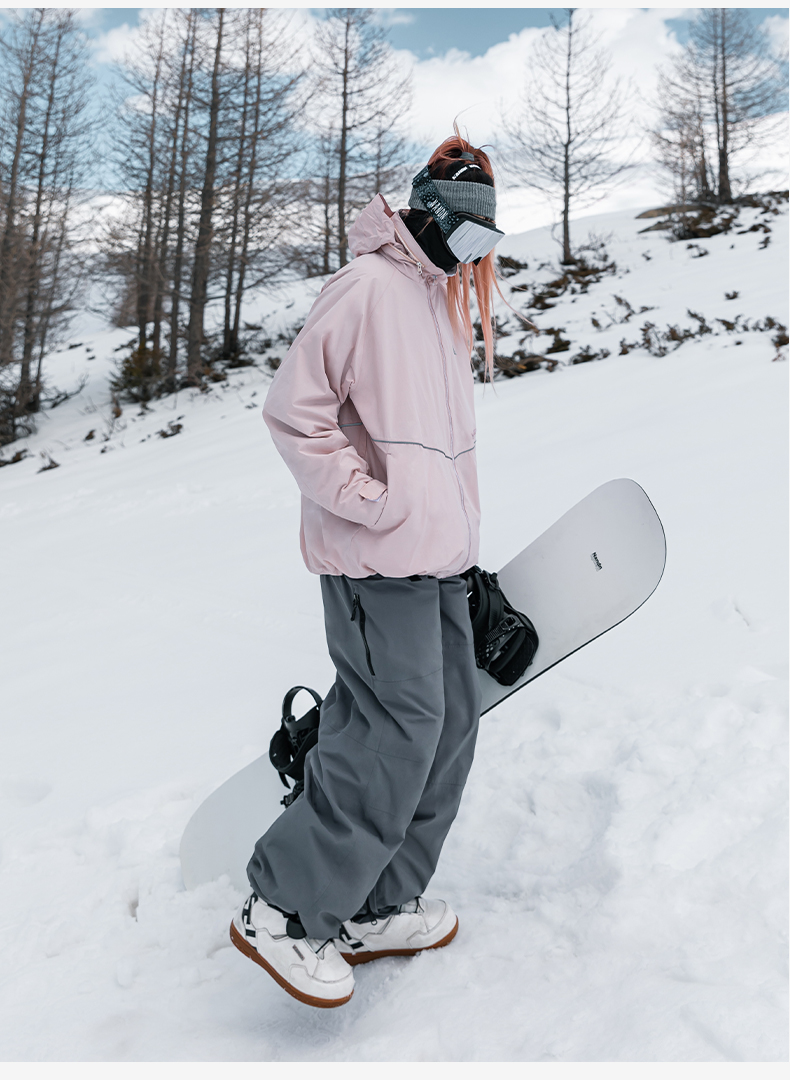ReflectRide Loose Fit Snow Pants – Unisex | NANEND
