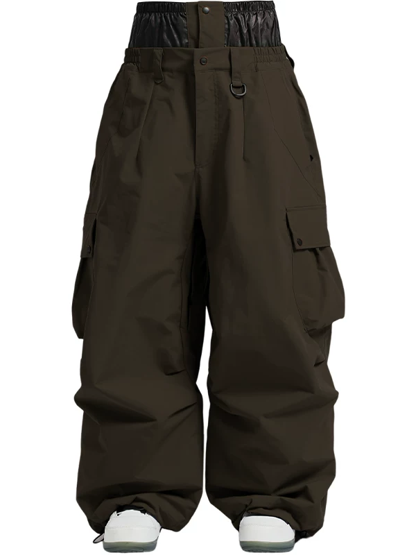 20K Baggy Loose Fit Cargo Snowboard Pants - Unisex | Gsou Snow