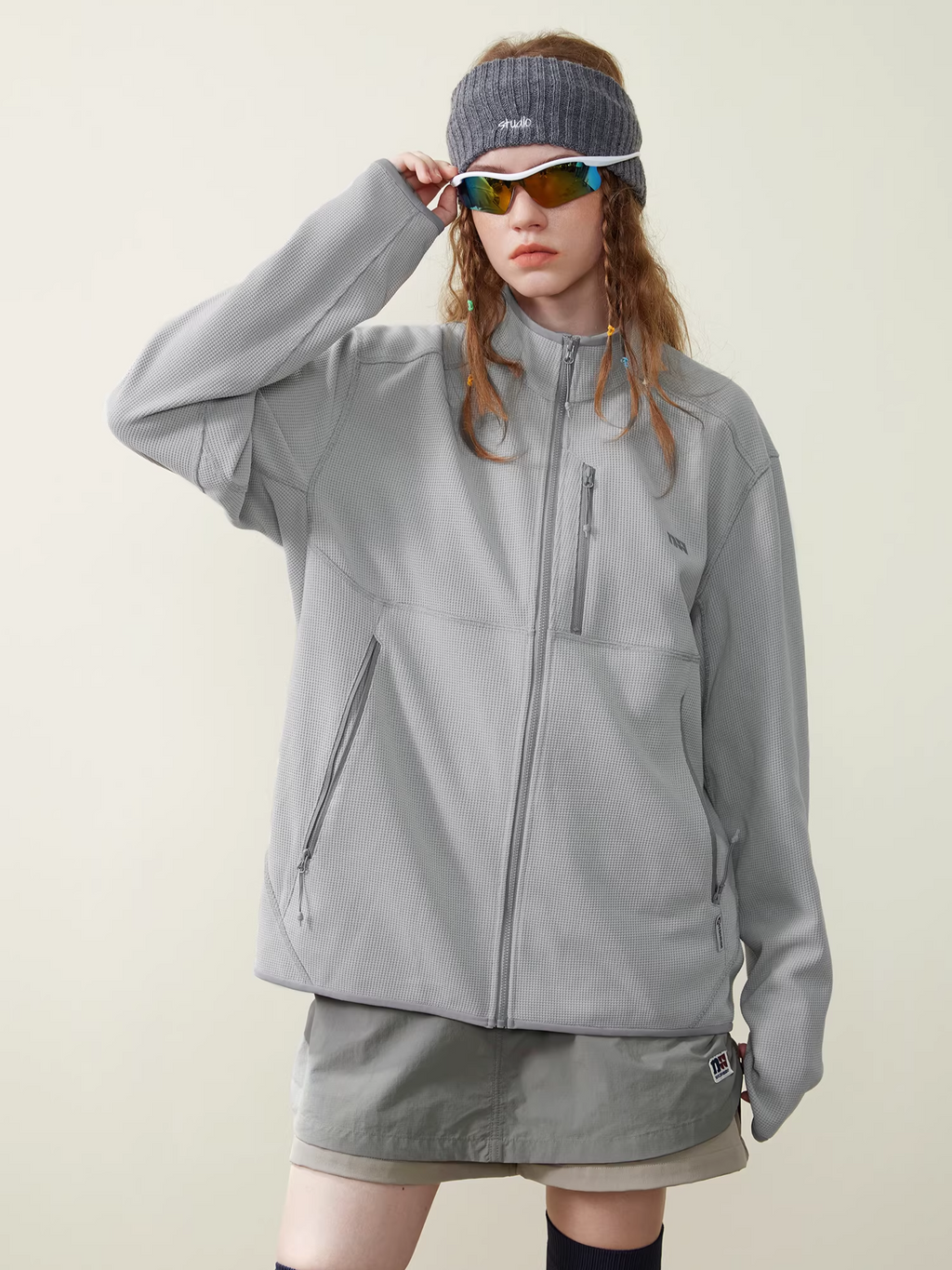 360G Waffle 5A Antibacterial Zip Sweatshirt – Unisex | NOTHOMME