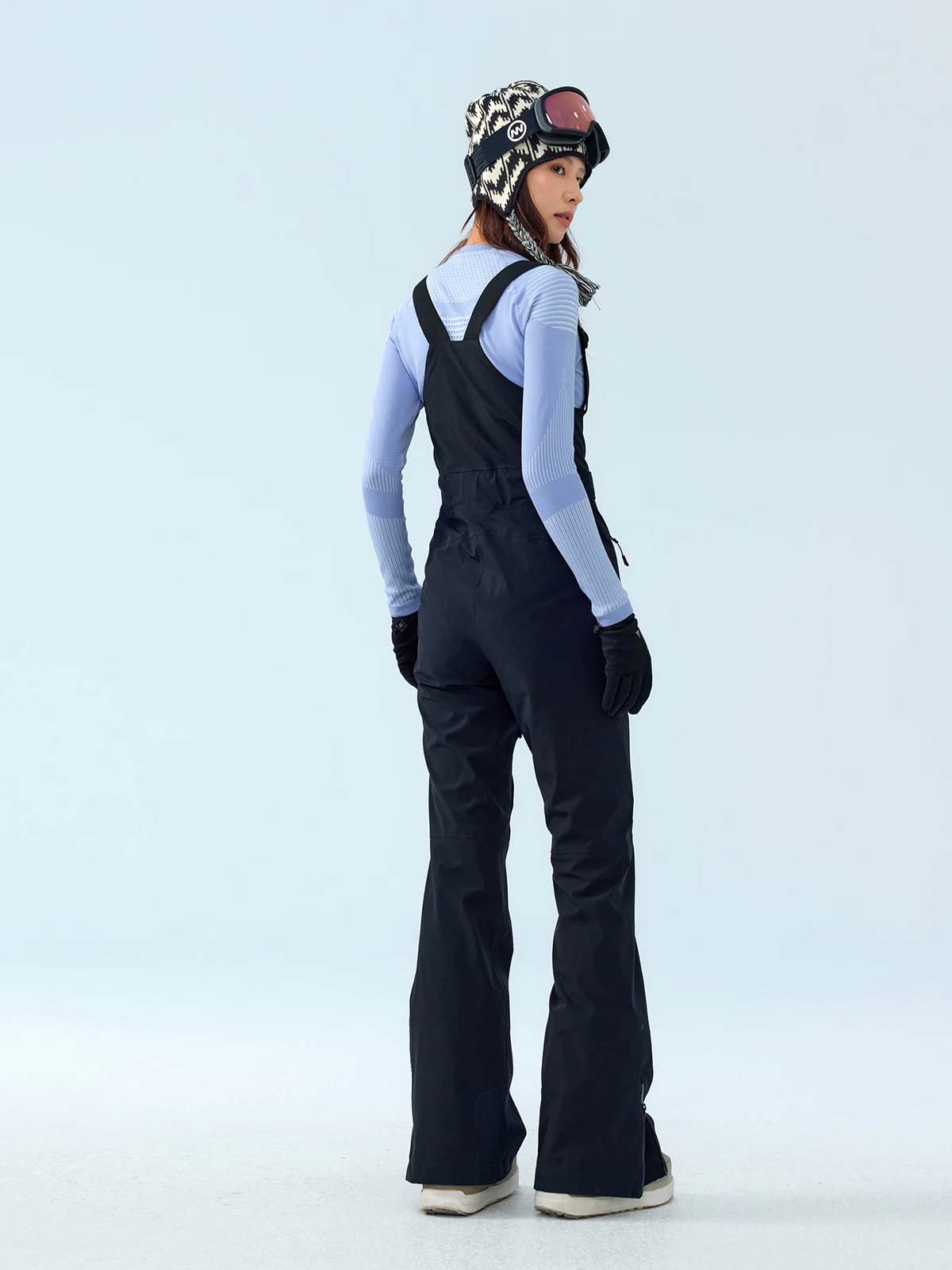 2L Butterfly RECCO Slim Fit Ski Bib Pants – Women's | NANEND
