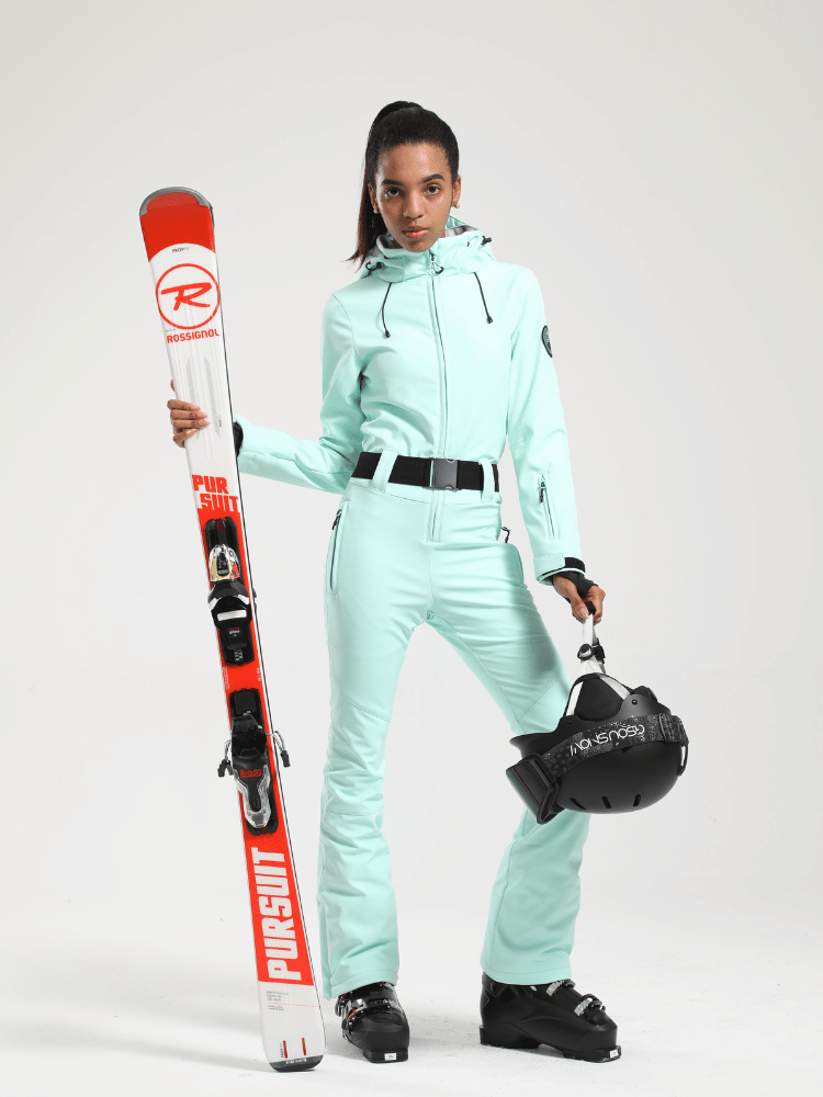 Sleek Belted Ski Suit – Women's | Gsou Snow