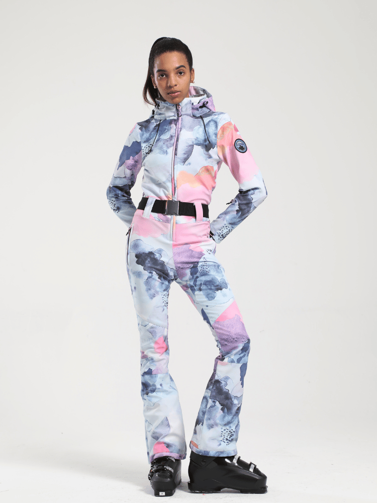 [Clearance] Sleek Belted Ski Suit – Women's | Gsou Snow