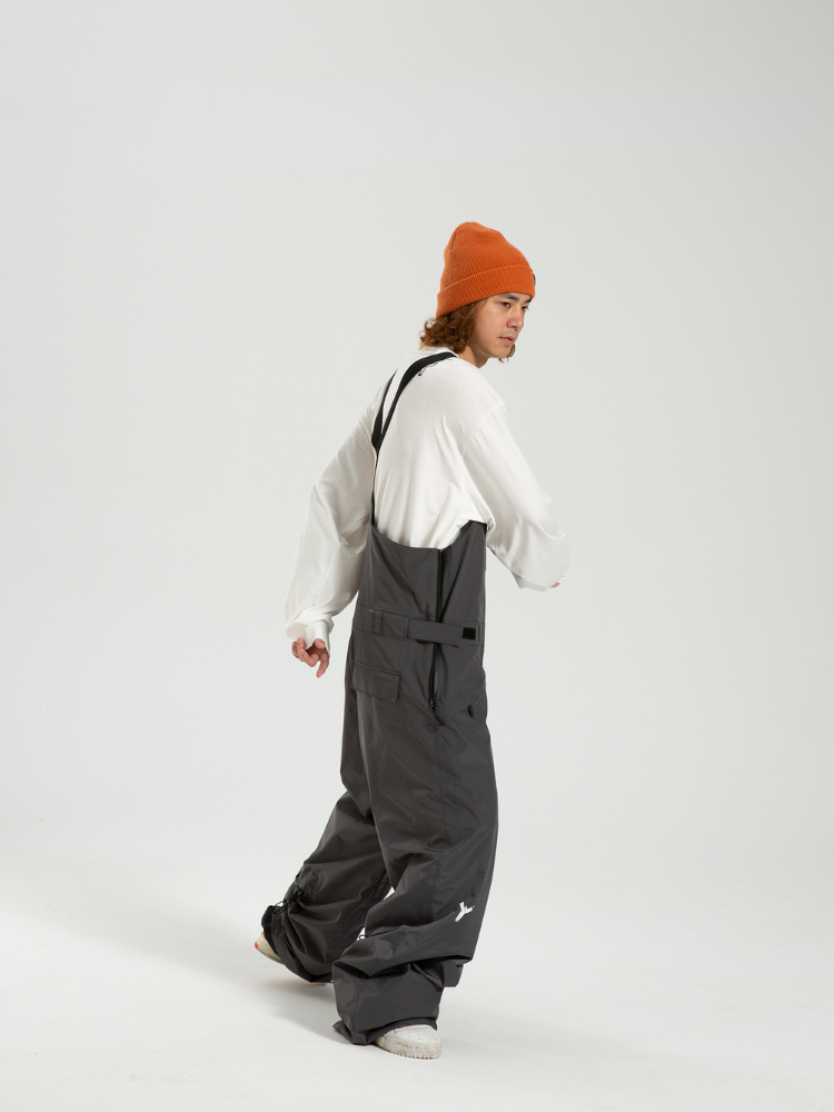 3L Freeride Baggy Snow Bib Pants – Unisex | Winter Ticket