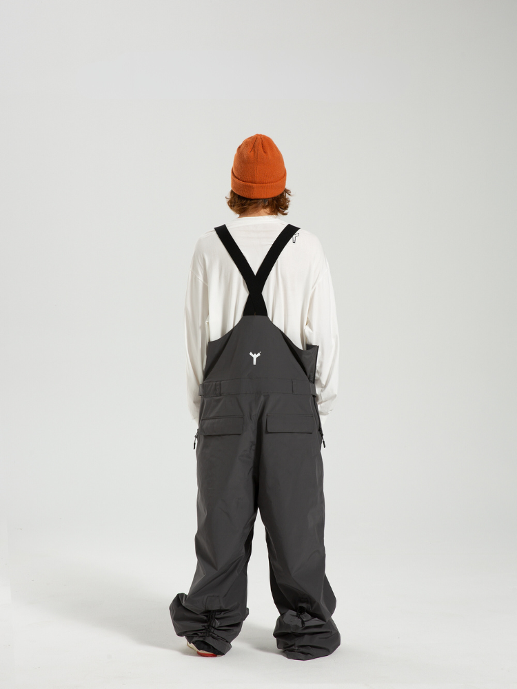 3L Freeride Baggy Snow Bib Pants – Unisex | Winter Ticket